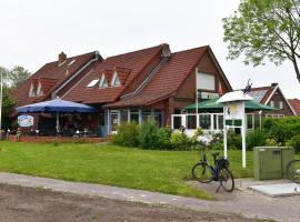 Pension Restaurant Pizzeria Lion, cheap hotel in Krummhörn