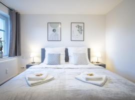 CoView - ruhige Design Wohnung - 2 Schlafzimmer - voll ausgestattete Küche: Dresden şehrinde bir ucuz otel