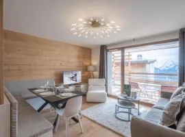 Bel appartement neuf 8 pers, proche pistes, parking inclus - FR-1-645-49