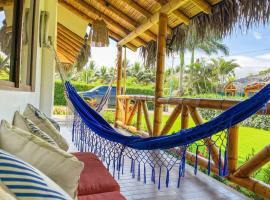 Beach house - Tropical Ambience, Near Everything✓: Olón'da bir kulübe