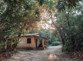 Nas matas da lagoa Azul, lodge di Cruz