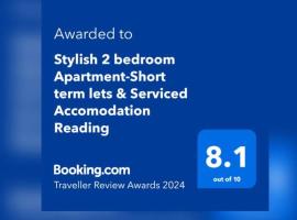 Stylish 2 bedroom Apartment-Short term lets & Serviced Accomodation Reading、レディングのアパートメント