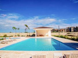 Beautiful Village 3 bedrooms Furnished Pool residencial Velero punta cana, hotel in Punta Cana