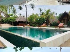 Gita Gili Bungalow、ギリ・アイルのバンガロー