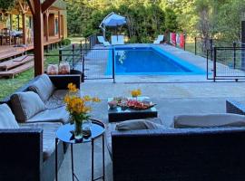 Fabulosa casa con tinaja en parcela Molco Alto, hotel din Molco