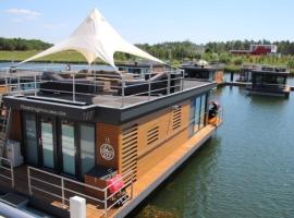 Hausboot Seensucht, barco en Klitten