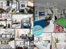 MIQ HK16 - 3BR Huai Khwang MRT with Pool Table near Jodd Fair