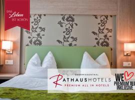 Rathaushotels Oberwiesenthal All Inclusive，上維森塔爾溫泉鎮的飯店