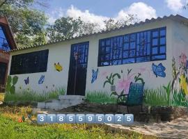 Cabaña El Oásis, Finca la cristalina, alquiler vacacional en Moniquirá