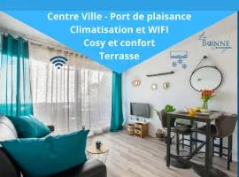 L'Éden des Vacances * clim * Terrasse * wifi *Port