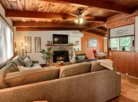 Orange Door Electric Fireplace bbq