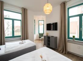Room&Go: Zentral - Balkon - Arbeitsplatz – hotel w mieście Halle (Saale)