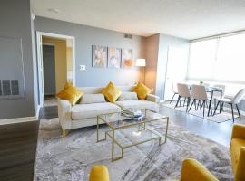 Ballston Getaway King Suite, aparthotel em Arlington