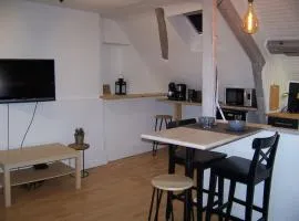 Rennes: studio 4 couchages, proche commerces, bus.