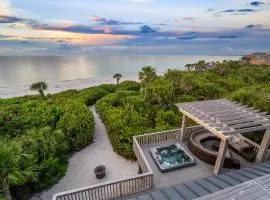 Beachfront,V Private, 360 Views, Sunsets, Hottub