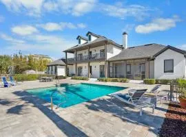 Waterfront Vacation Home with Heated Pool Dock and Beach Nearby