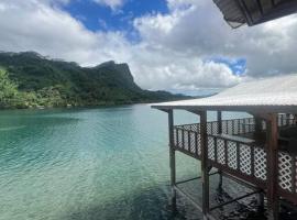 Taina - dans la baie de Faaroa, chata v destinaci Taputapuapea