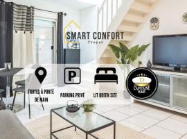 Smart Confort 10 - Appartement confort et stylé โรงแรมที่มีที่จอดรถในทรัวส์