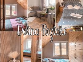 DOLINA ROZTOKI-mieszkanie,pokoje lub domek z lokalem na poddaszu, παραθεριστική κατοικία σε Bircza