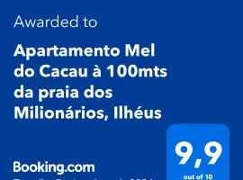 Apartamento Mel do Cacau à 100mts da praia dos Milionários, Ilhéus