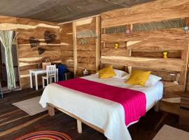 Caba&ntilde;as Casa de Agua，Boca del cielo的海灘飯店