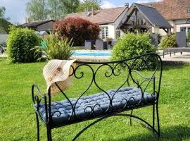 Longère rénovée avec piscine, spa et hammam aux portes de Chartres, pour 12 personnes - FR-1-581-128