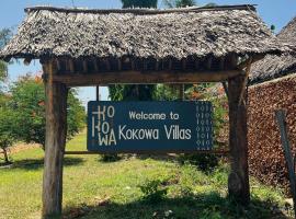 Kokowa Villas, cabaña o casa de campo en Galu