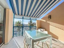 3227-Appart 4 personnes climatisé donnant sur le Port Argeles