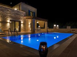 Villa Aliki - Traditional stone house with maximum privacy and stunning views !, hotell sihtkohas Xamoudhokhórion