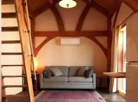 Timber frame guesthouse in NE Portland