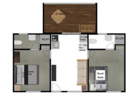 2 Bedroom Rental on Squam Lake (Unit 4), cabaña en Holderness