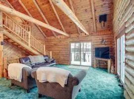 Rhinelander Waterfront Cabin with Deck and Fire Pit!