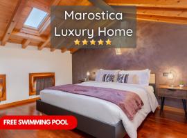 [Marostica - Villa with Swimming Pool] Netflix - WiFi, hotel med pool i Sarcedo