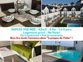 DUPLEX VUE MER - Parking sous sol - Plage 2 mn - 4 lits, hotel v destinaci Audierne