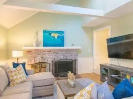 Spacious Stone Fire Pit Game Room A C
