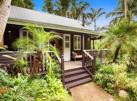Coco's Cottage in the Byron Bay Hinterland, hotell i Bangalow