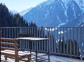 Karakol Resort: Karakol şehrinde bir kulübe