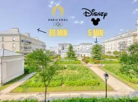 Cosy Yellow - Disney 15min walk - JO 30 min- Free Parking