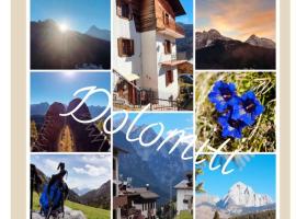 DOLOMITI Ferienwohnung, Appartamento vacanze.、サン・ピエトロ・ディ・カドーレのホテル