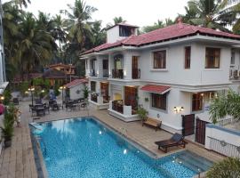 Coastal Suites Apartment Hotel ---- 8 minutes walk to beach, lejlighed i Benaulim