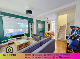 Maison 3ch - Cinéma - Game Room - Parking - Gare, vacation home in Amiens