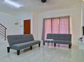 Adno Homestay#4BR#12 Single 2 Sb#High Speed Wifi#14pax, rumah percutian di Simpang Ampat