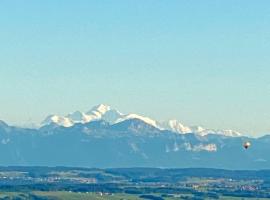 Tévenon Vue Panoramique Alpes-Lac, huoneisto kohteessa Grandevent