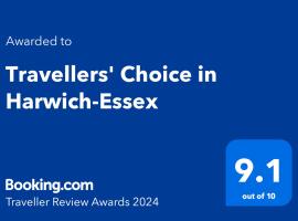 Travellers' Choice in Harwich-Essex, cheap hotel in Harwich
