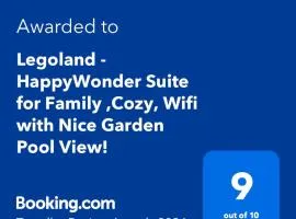 Legoland - HappyWonder Suite for Family ,Cozy, Wifi with Nice Garden Pool View!