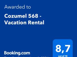 Cozumel 568 - Vacation Rental: Cozumel şehrinde bir daire