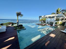 Trois Bassins에 위치한 코티지 Villa Paradis Piscine et jacuzzi bord de mer