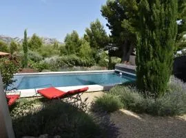 magnificent detached villa with heated swimming pool and jacuzzi, in aureille, in the alpilles ? 8 people