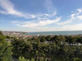 Private villa with an awesome sea view in Istanbul, hotel in Buyukcekmece