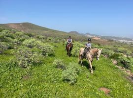 Country Home with horses in Telde, hotel in Ojos de Garza